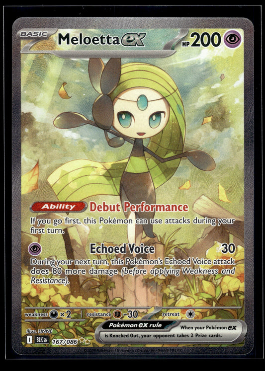 Meloetta ex #167/086 Black Bolt VLP
