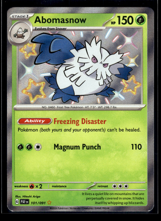 Abomasnow #101/091 Paldean Fates VLP