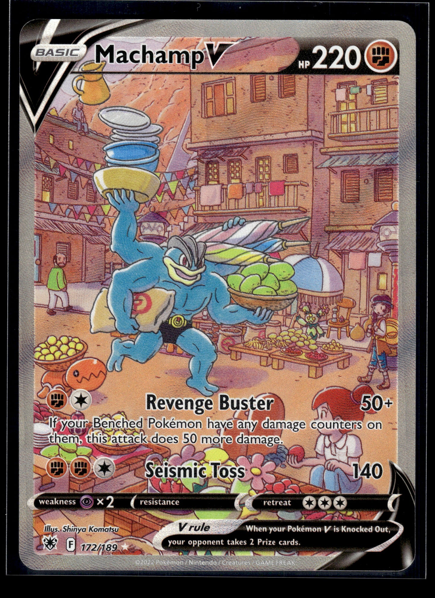 Machamp V #172/189 Astral Radiance VLP