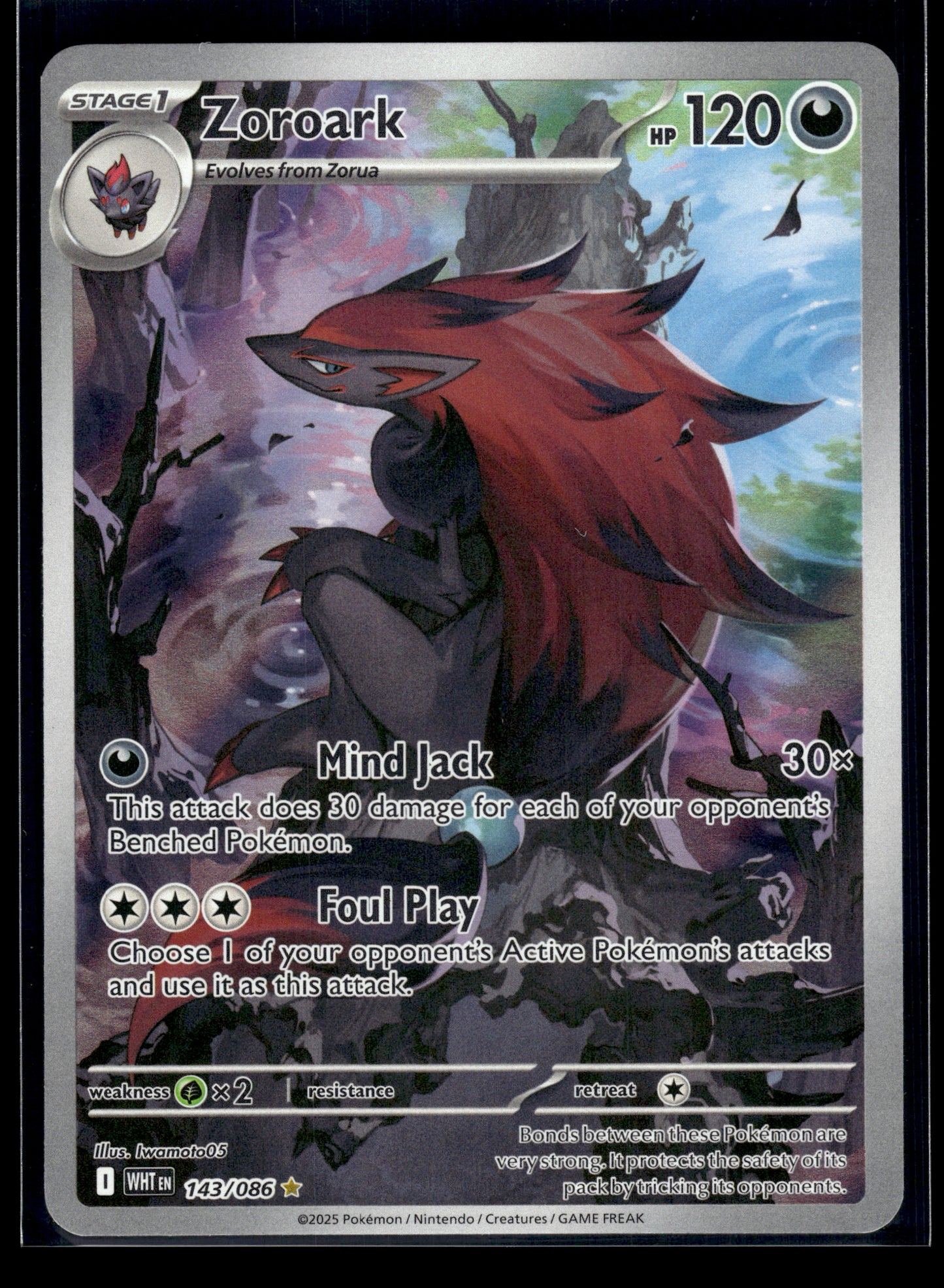 Zoroark #143/086 White Flare LP