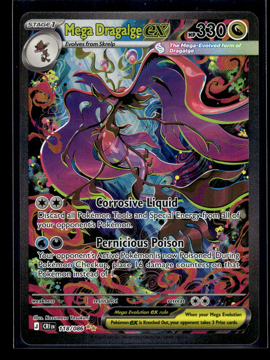 Mega Dragalge ex #118/086 Chaos Rising LP