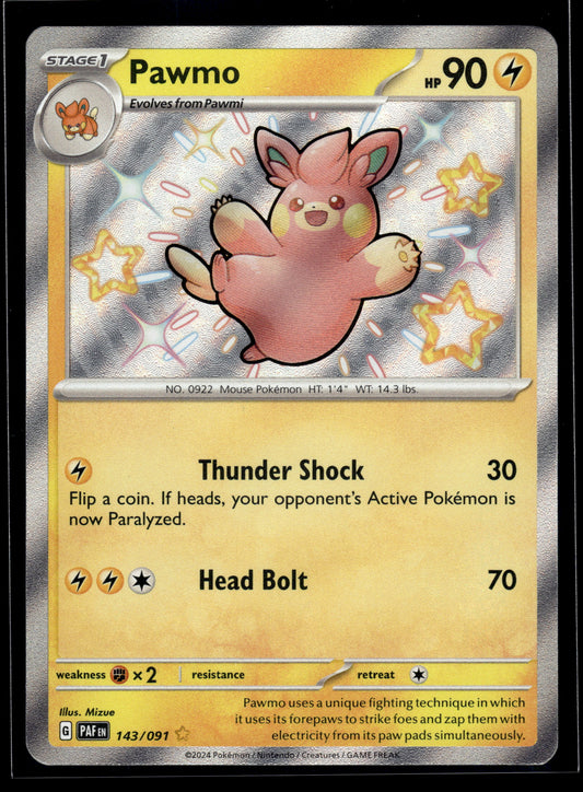 Pawmo #143/091 Paldean Fates VLP
