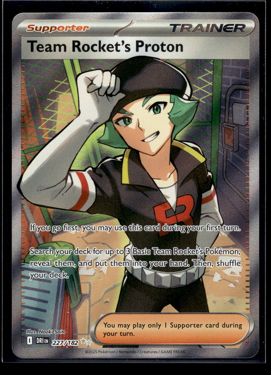 Team Rocket's Proton #227/182 Destined Rivals NM