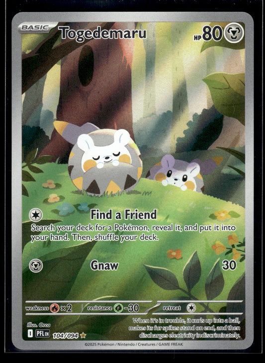Togedemaru #104/094 Phantasmal Flames NM