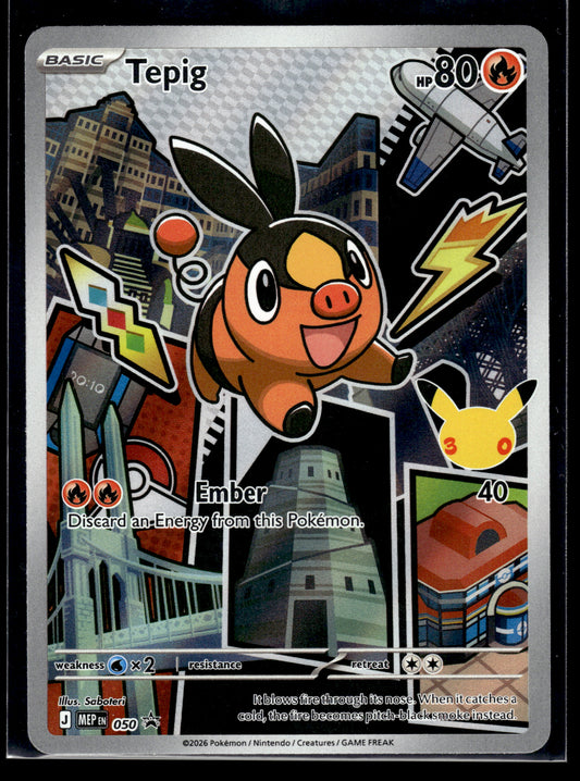 Tepig #050 Mega Evolution Promo NM