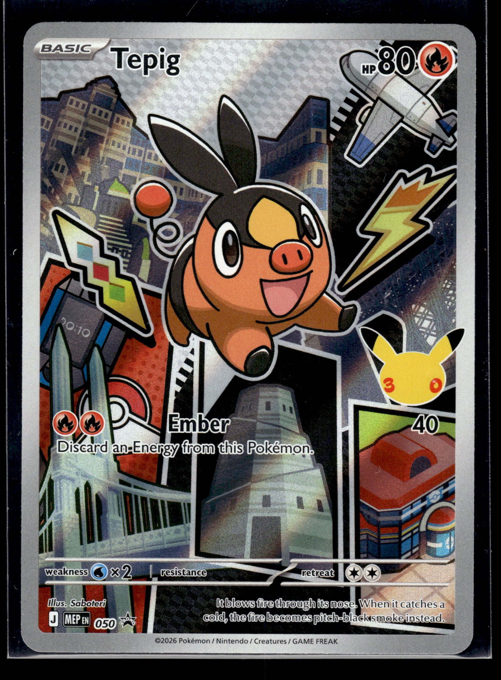 Tepig #050 Mega Evolution Promo NM