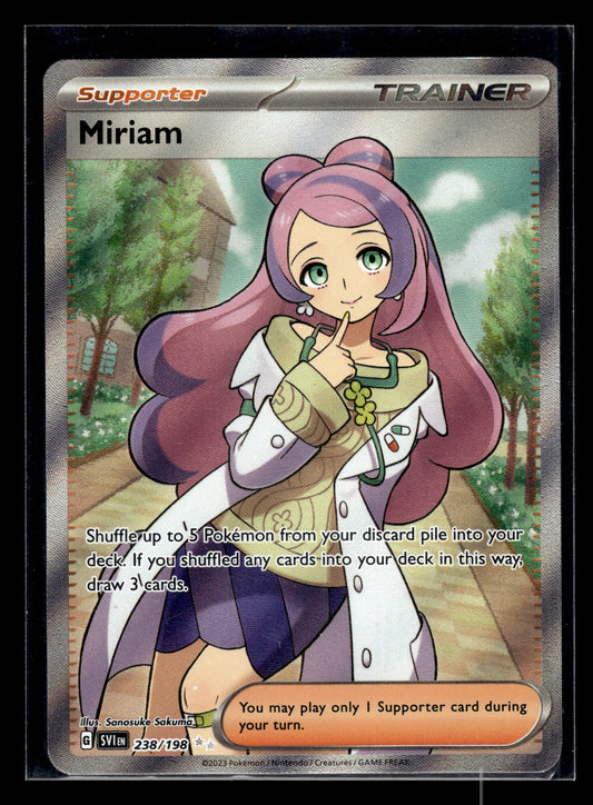 Miriam #238/198 Scarlet & Violet Base Set VLP