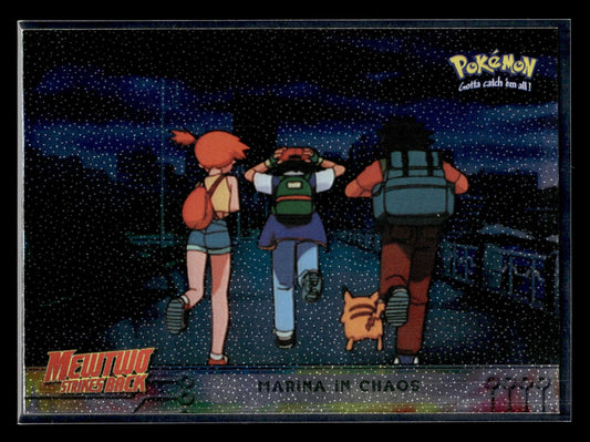 Marina in Chaos #14 Rainbow Foil 1999 Topps Pokemon the First Movie VLP