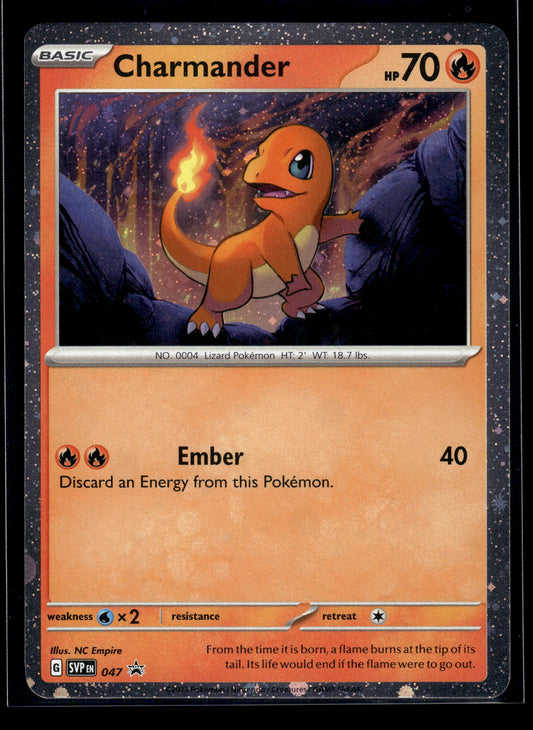 Charmander #047 Cosmos Holo Scarlet & Violet Promo Cards VLP
