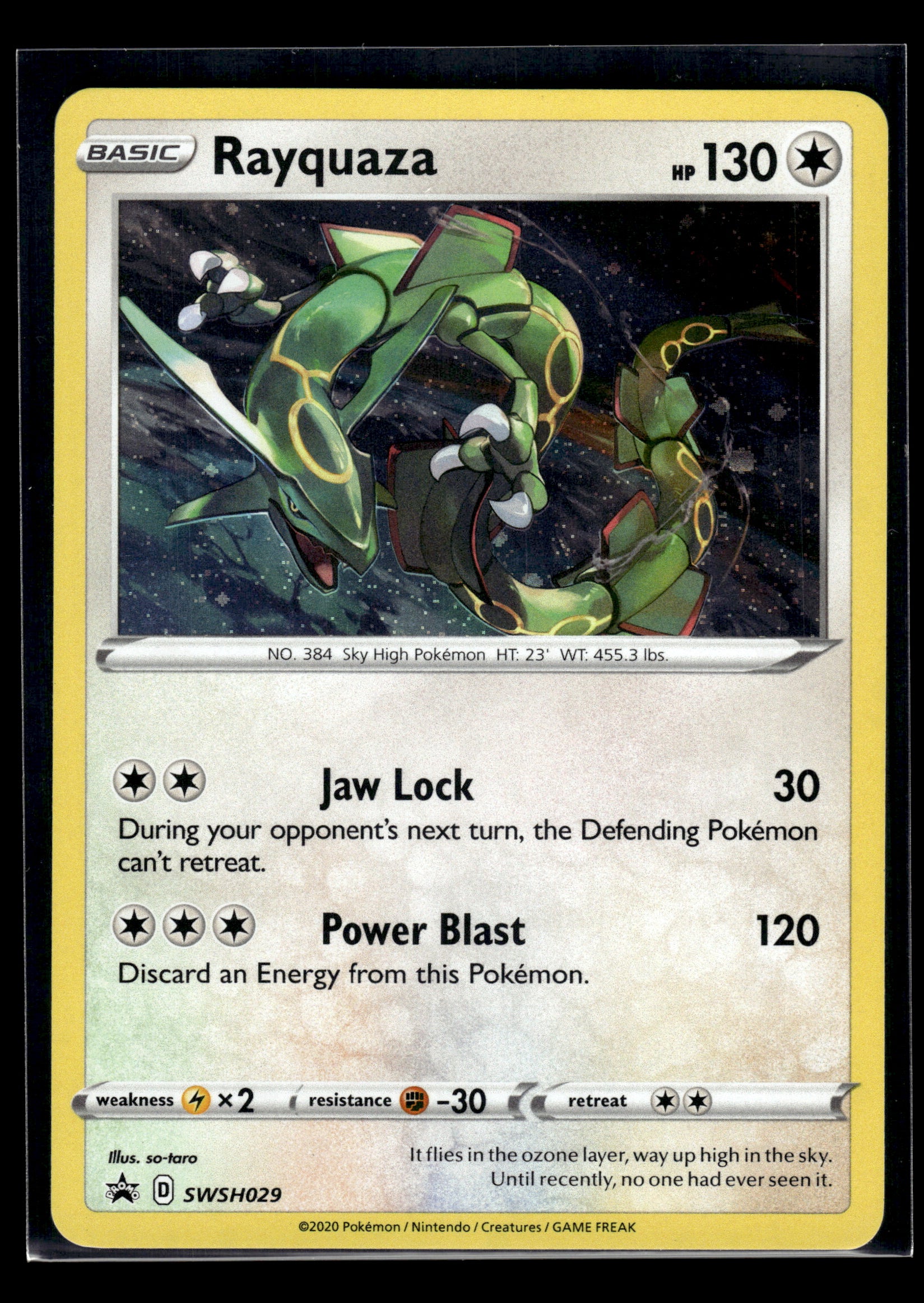 Rayquaza #SWSH029 Sword & Shield Promo Cards VLP