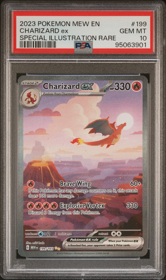 PSA 10 Charizard ex #199 Scarlet & Violet 151