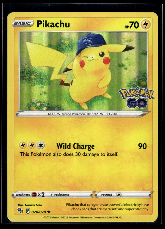 Pikachu #028/078 Pokemon GO VLP