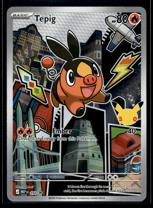 Tepig #050 Mega Evolution Promo NM