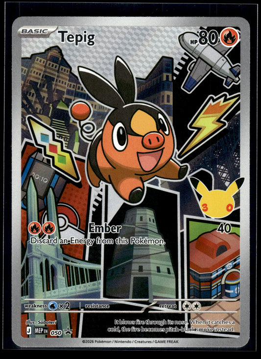 Tepig #050 Mega Evolution Promo NM