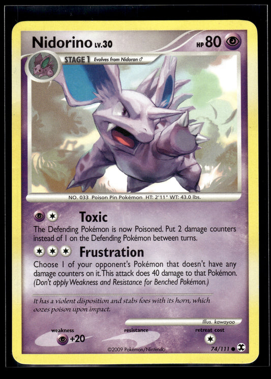 Nidorino #74/111 Rising Rivals DMG