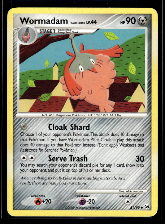 Wormadam Trash Cloak #51/99 Arceus LP