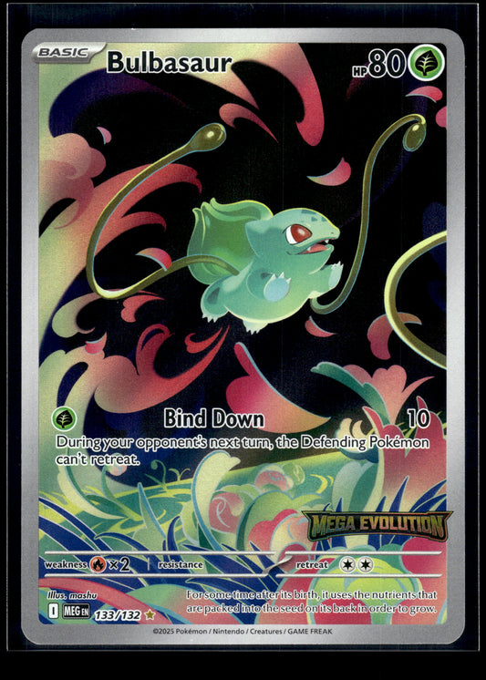 Bulbasaur #133/132 STAMPED Mega Evolution VLP