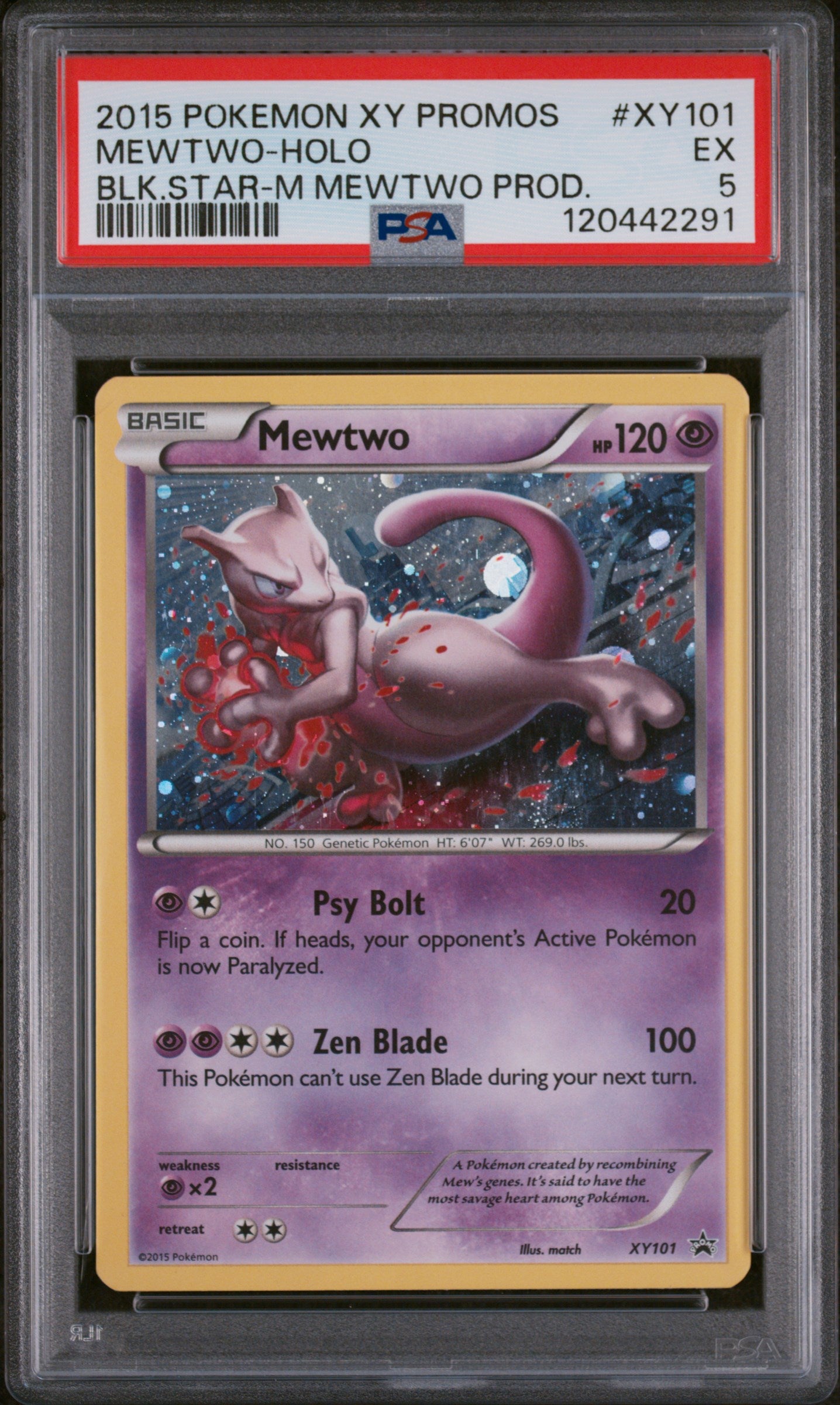 PSA 5 Mewtwo #XY101 XY Promo