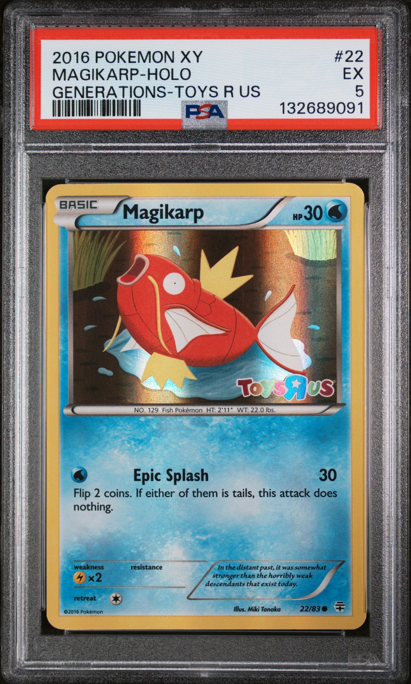 PSA 5 Magikarp #22 Toys R Us Generations