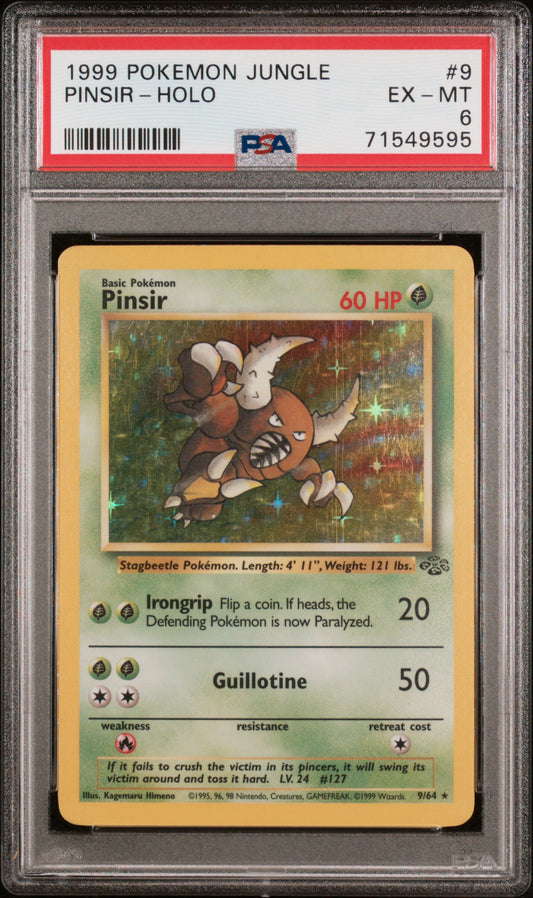 PSA 6 Pinsir #9 Jungle