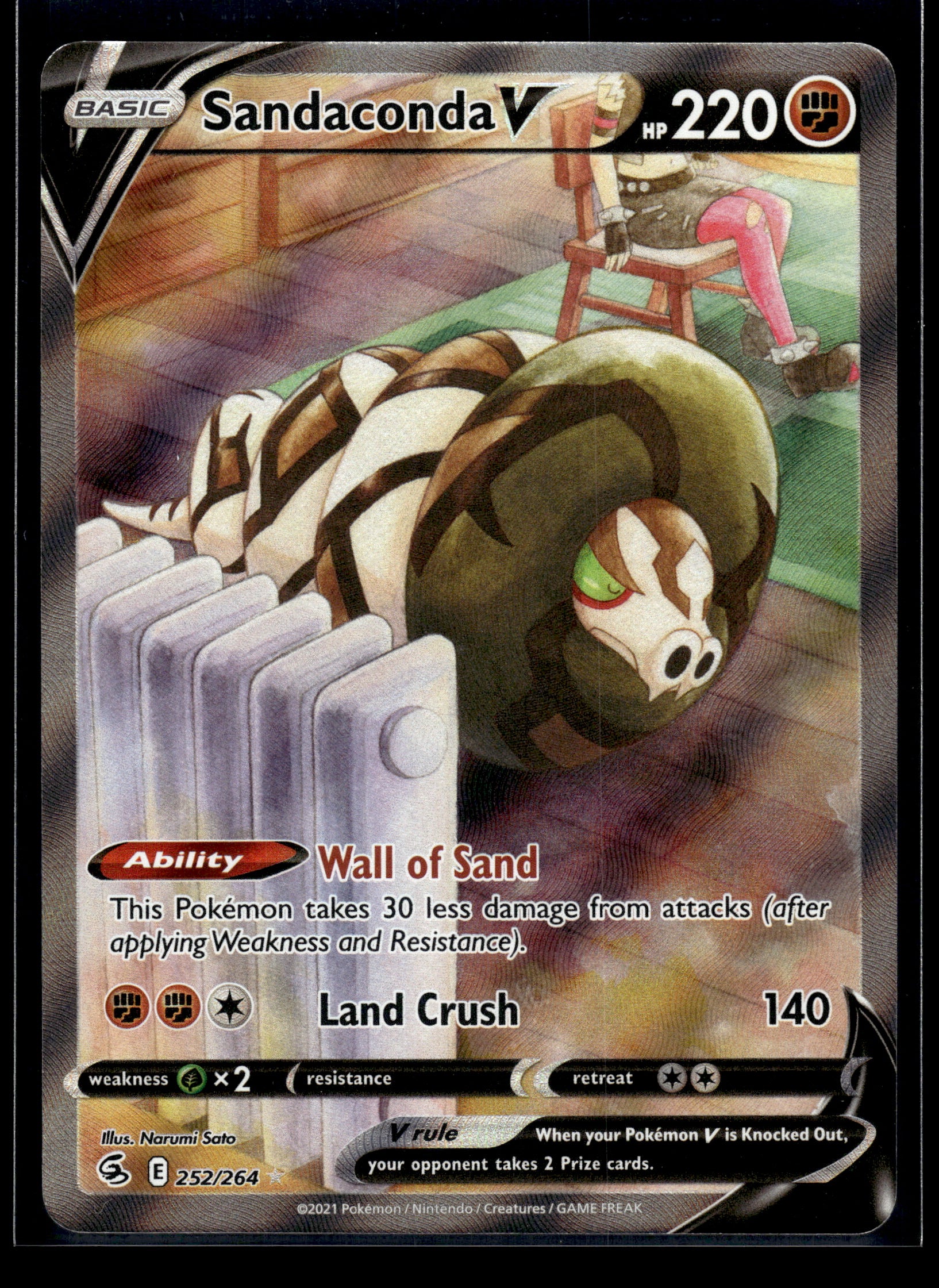 Sandaconda V #252/264 Fusion Strike VLP
