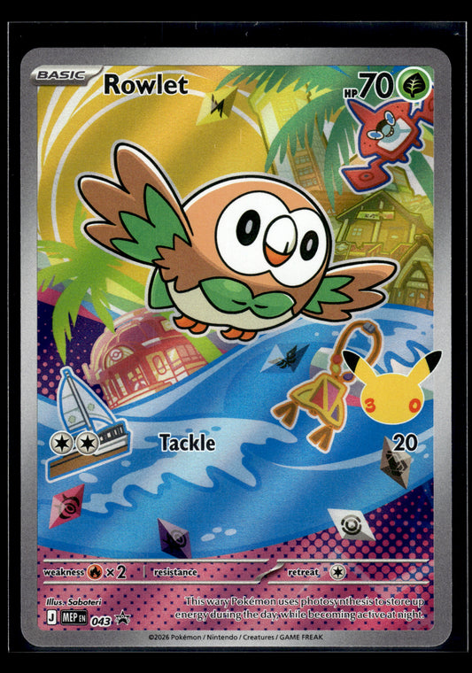 Rowlet #043 Mega Evolution Promo NM