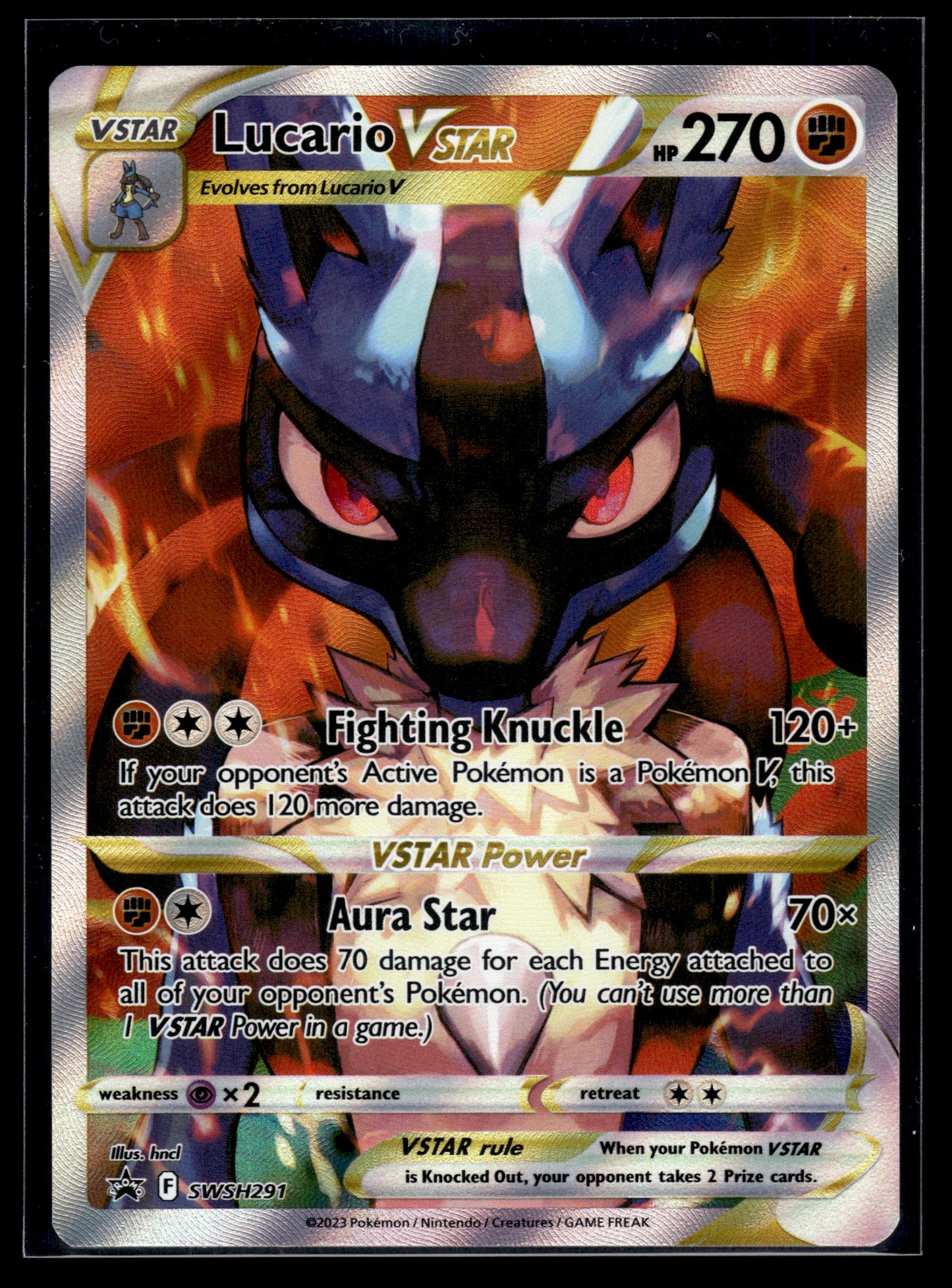 Lucario VSTAR #SWSH291 Sword & Shield Promo Cards VLP