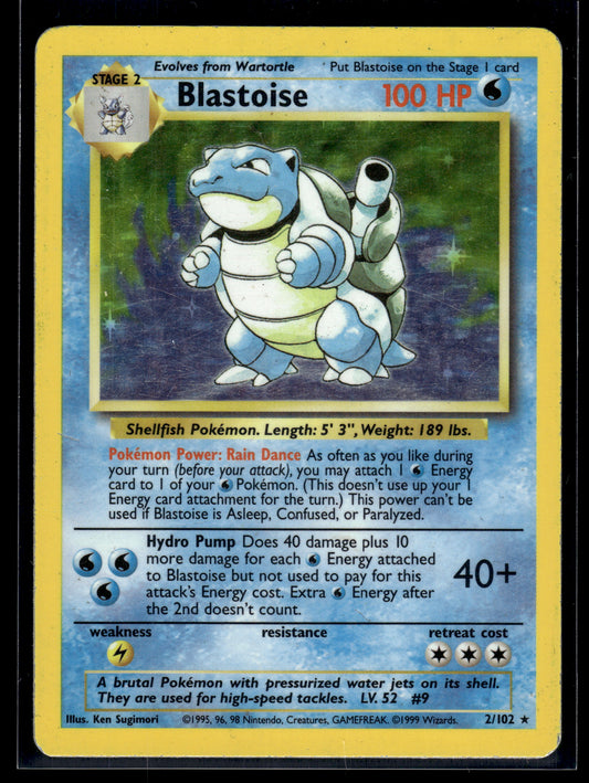 Blastoise #002/102 Base Set MP
