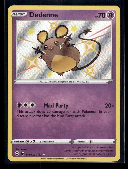 Dedenne #SV051/SV122 Shining Fates: Shiny Vault VLP
