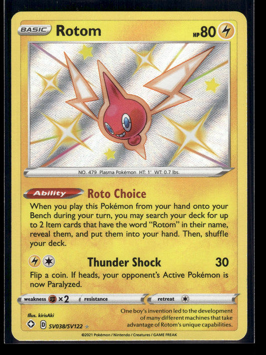Rotom #SV038/SV122 Shining Fates: Shiny Vault LP