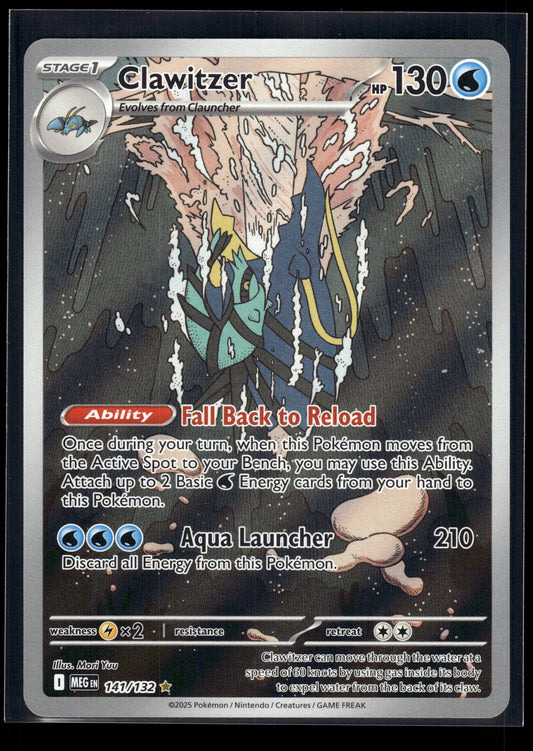 Clawitzer #141/132 Mega Evolution NM