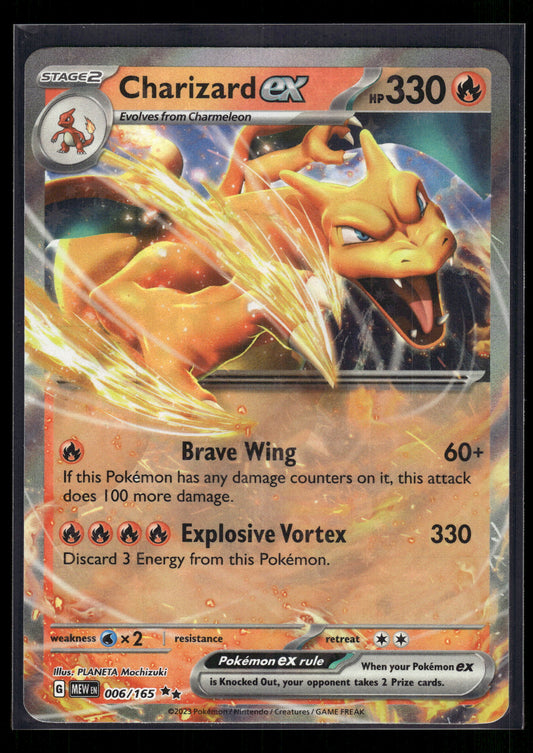 Charizard ex #006/165 Scarlet & Violet 151 LP