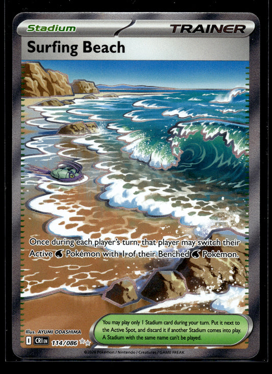 Surfing Beach #114/086 Chaos Rising NM