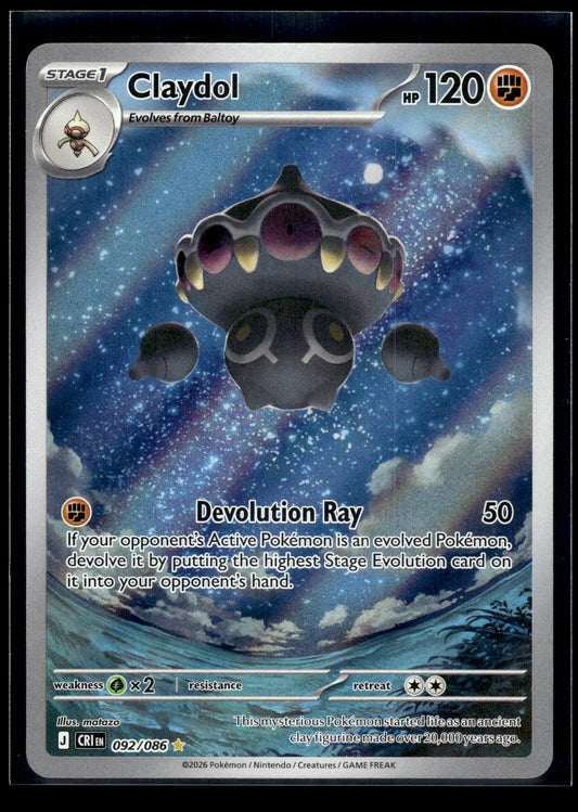 Claydol #092/086 Chaos Rising NM