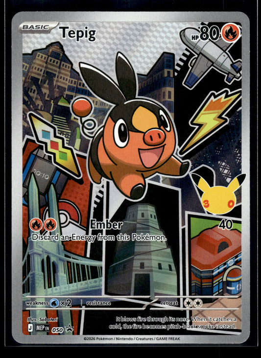 Tepig #050 Mega Evolution Promo NM