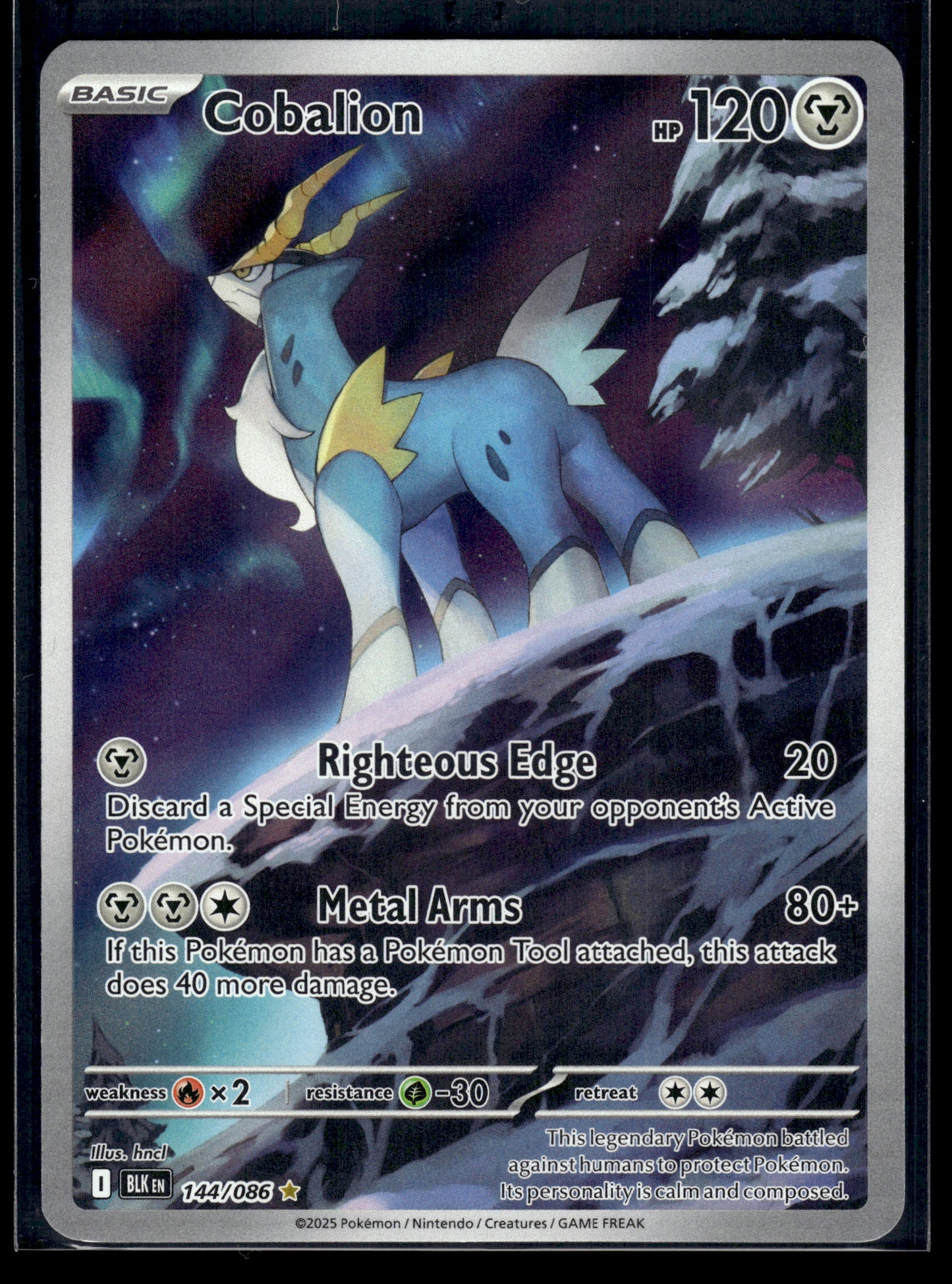 Cobalion #144/086 Black Bolt VLP