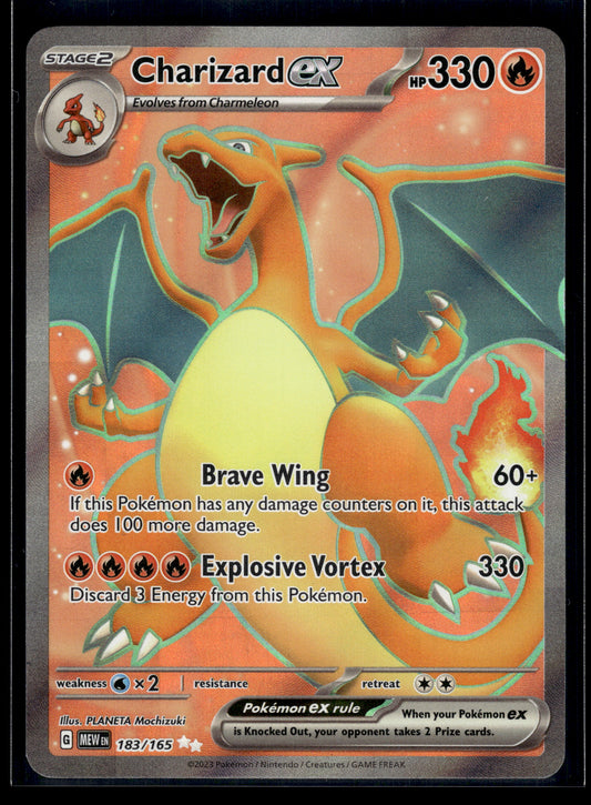 Charizard ex #183/165 Scarlet & Violet 151 VLP