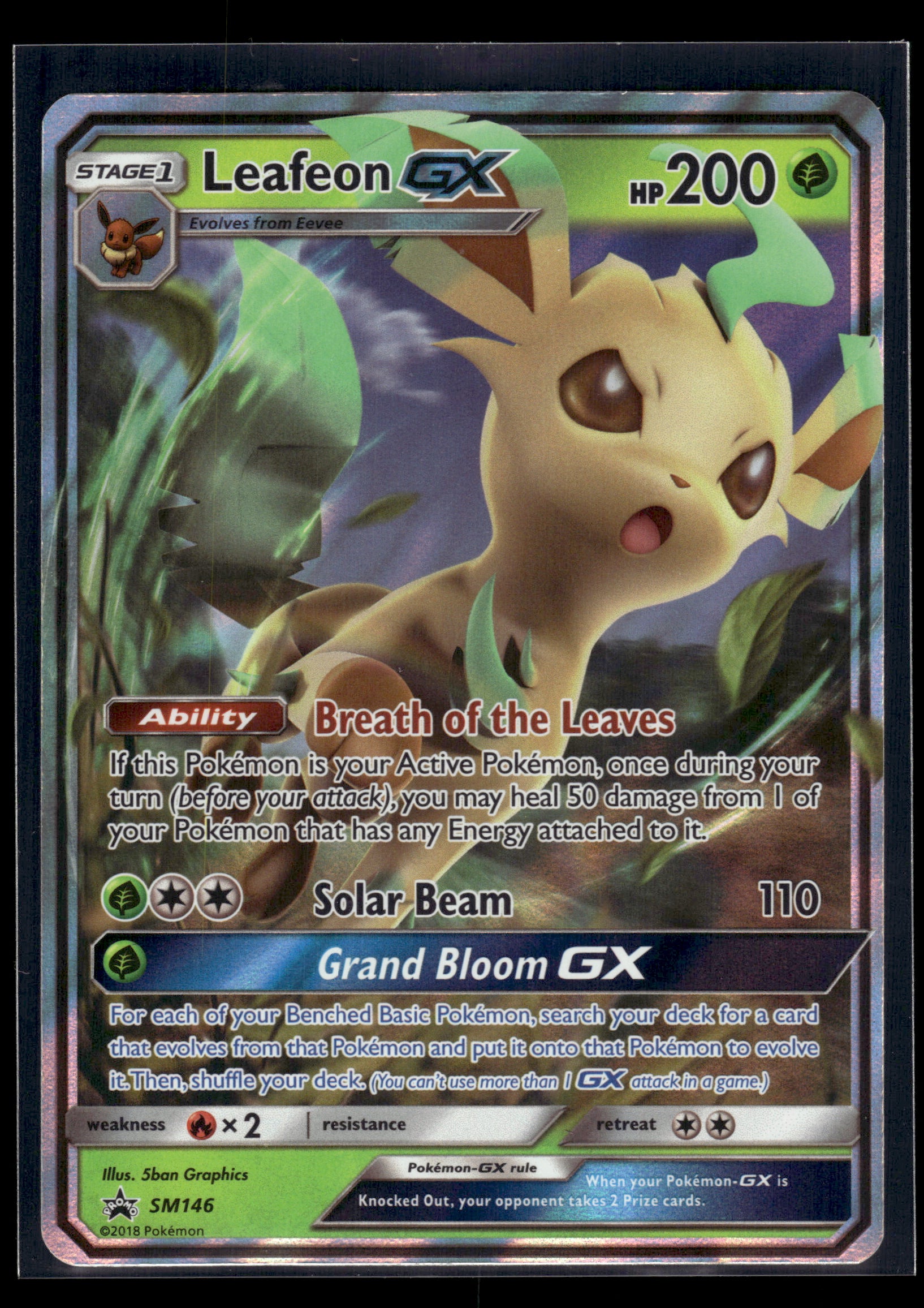 Leafeon GX #SM146 Sun & Moon Promo MP