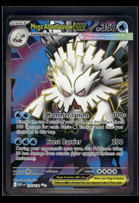 Mega Abomasnow ex #157/132 Mega Evolution NM