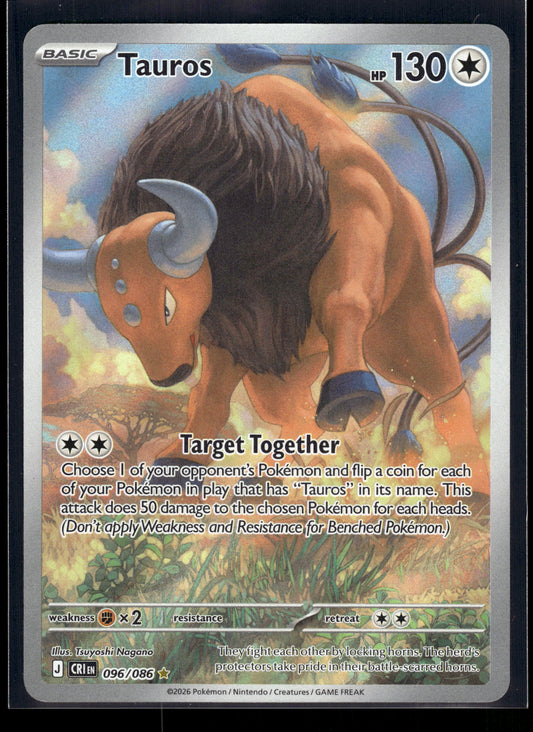 Tauros #096/086 Chaos Rising NM