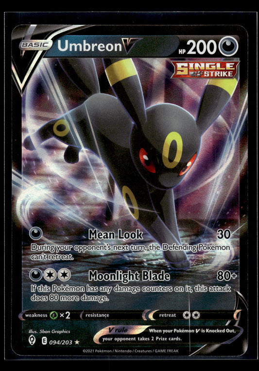 Umbreon V #094/203 Evolving Skies VLP