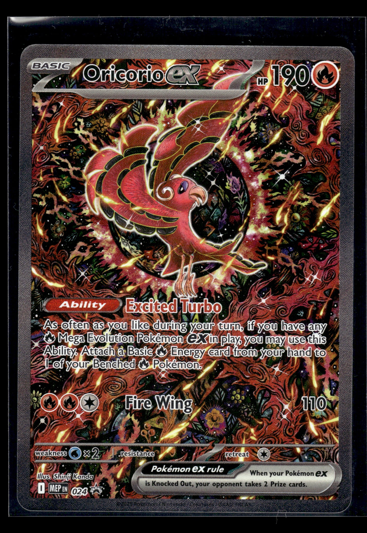Oricorio ex #024 Mega Evolution Promo NM