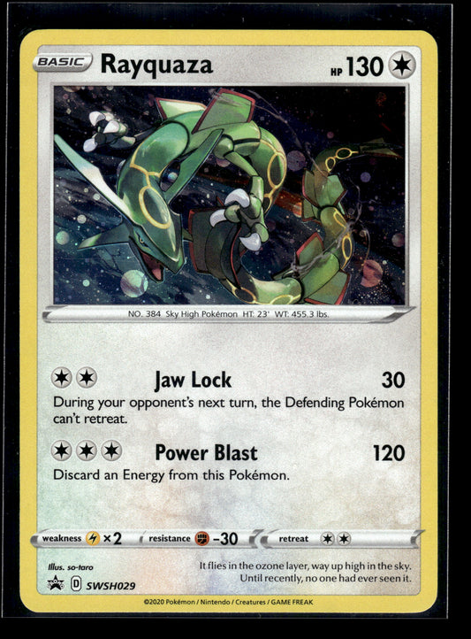 Rayquaza #SWSH029 Sword & Shield Promo LP