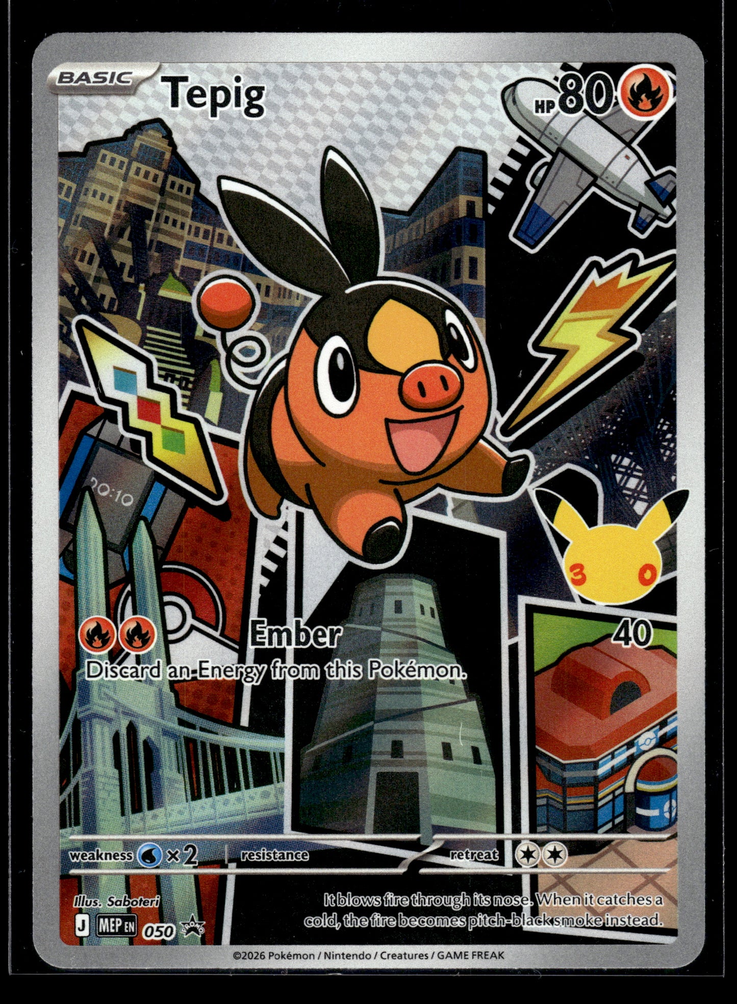 Tepig #050 Mega Evolution Promo NM
