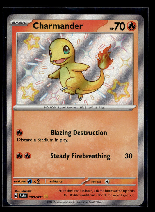 Charmander #109/091 Paldean Fates VLP