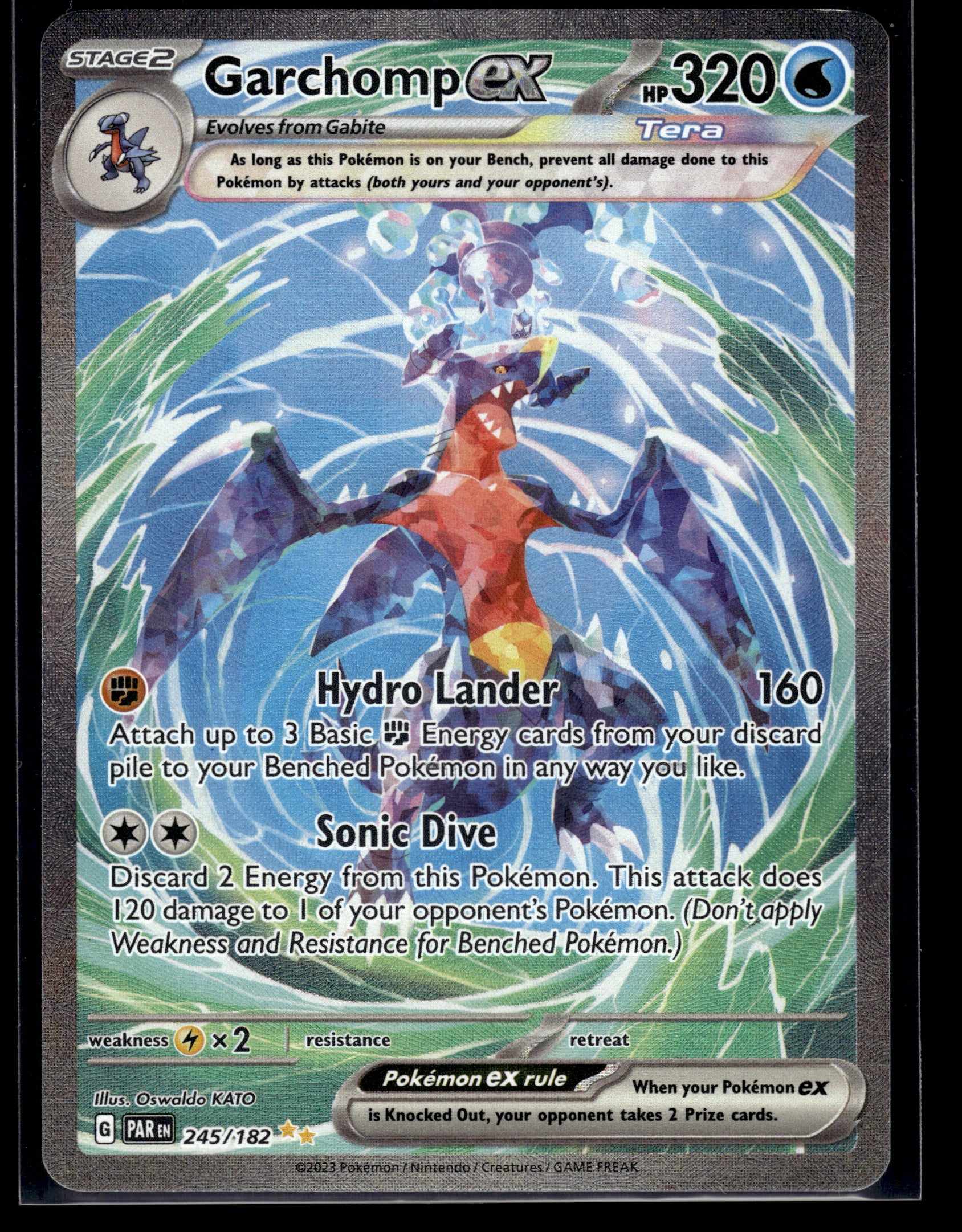 Garchomp ex #245/182 Paradox Rift LP