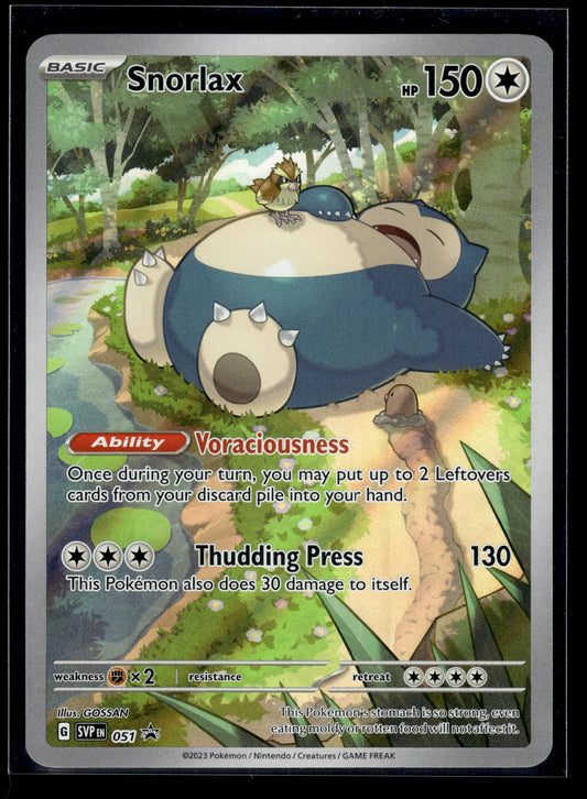 Snorlax #051 Scarlet & Violet Promo VLP