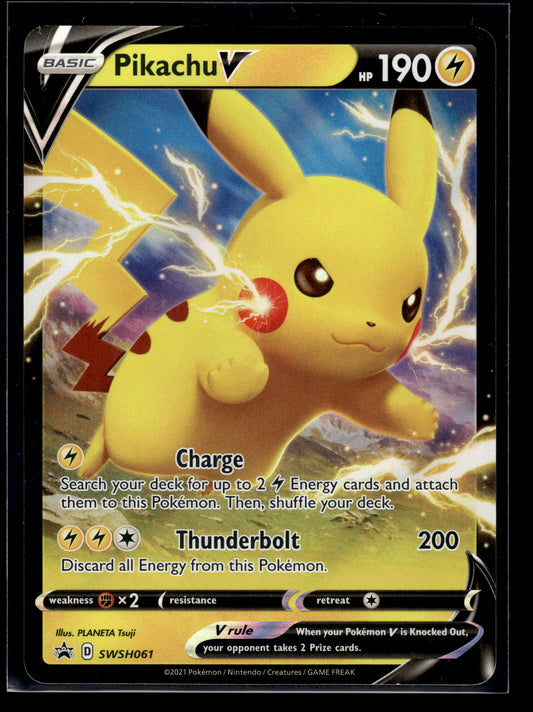 Pikachu V #SWSH061 Sword & Shield Promo LP