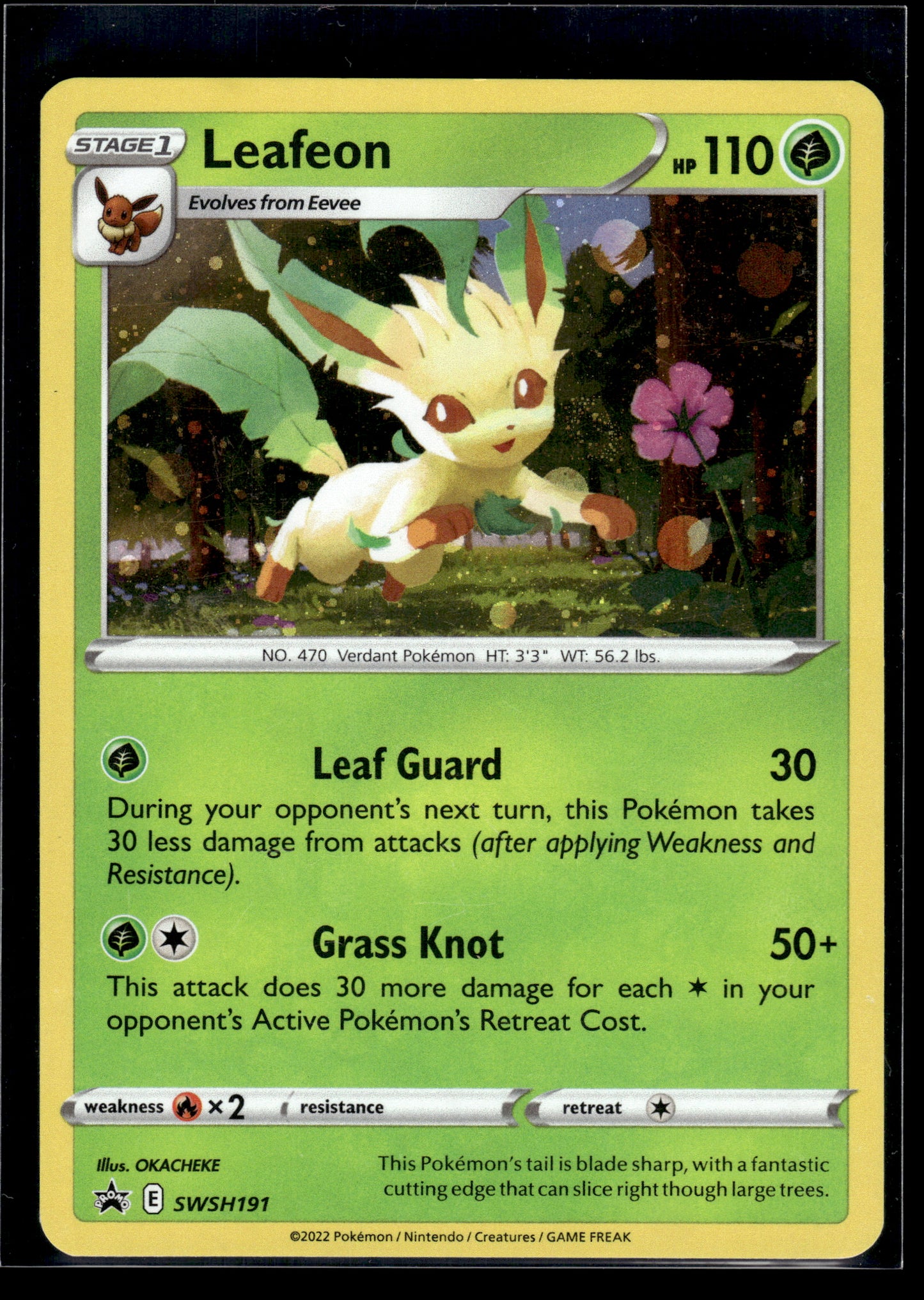 Leafeon #SWSH191 Sword & Shield Promo LP