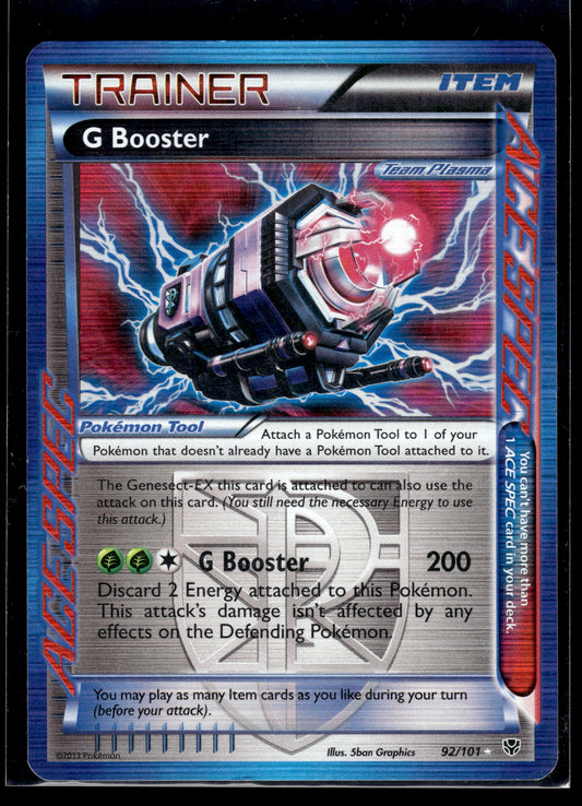 G Booster (Team Plasma) #92/101 Plasma Blast MP
